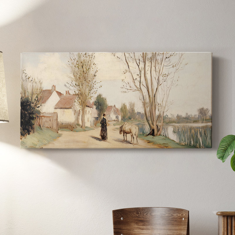 Série paysage - CXC - Toile tendue avec châssis - Prêt à accrocher, H 16 po x l 32 po