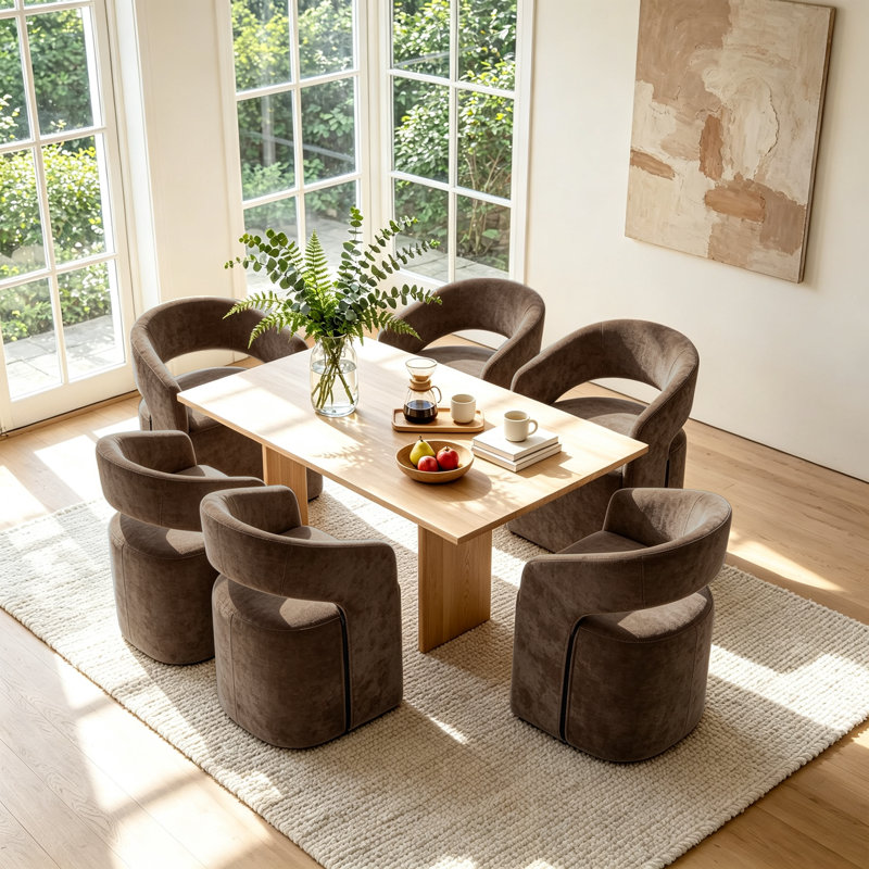 Fauteuil Chenille, 6, Brun