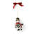 Black & White Snowman Ornament