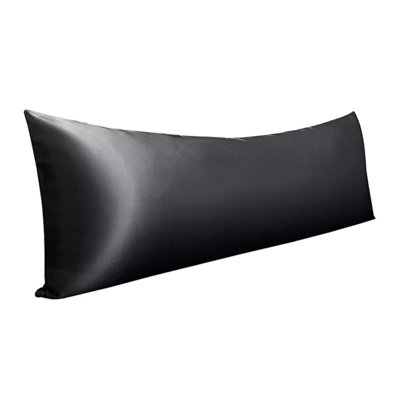Housse de coussin en satin satiné