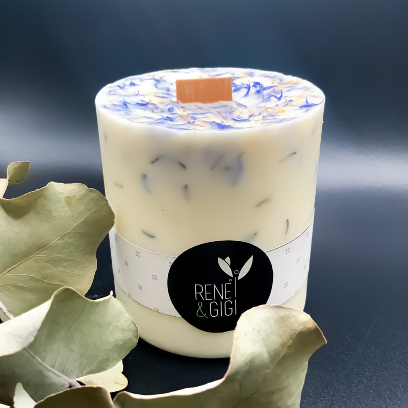 Plant / Floral Scented Pillar Candle