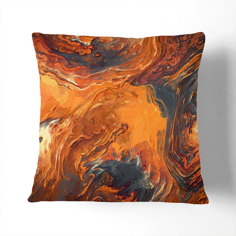 Abstract Square Cushion, 55cm H x 55cm W x 20cm D, White