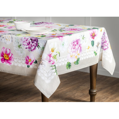 Maison d'Hermine Pivoine 100% Cotton Tablecloth - 60" x 108"