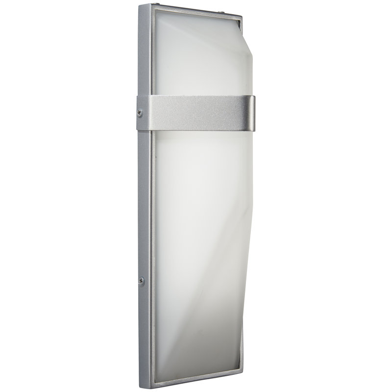 Aluminum LED Wall Light, Silver Dust