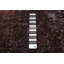 Tapis brun foncé à transition de couleur 6 pi 11 po x 10 pi 4 po
