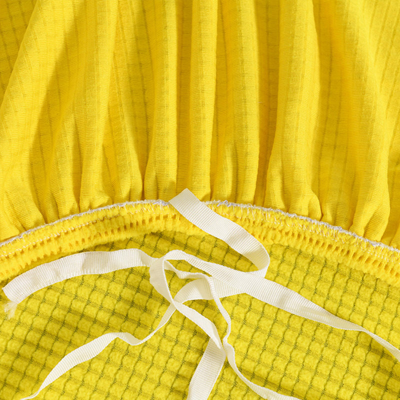 Housse pour canapé en jacquard Spandex, Jaune, H 40 po x l 72 po x P 40 po