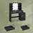 39.4" W 6-Drawer Vanity with LED Lights-1785728923