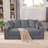 Convertible Sleeper Sofa Couch With Pillows