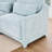 105.9" Chenille Upholstered Pillow-Top Arm Sofa Couch-2009285254-2009285250