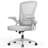 Norlene Ergonomic Breathable Mesh Office Chair With Flip-Up Armrest-815660482