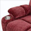  Deux fauteuils inclinables motorisés OKIN pour deux personnes, position inclinée à 180 ° avec chauffage lombaire indépendant et massage par vibration à 8 points-1000653638