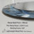 Somesh Abstract Marble Geode Blue I - Liquid Ink Unique Wall Mirror Decor, Blue Large Mirror, Printed Metal Art-594240568-594240564