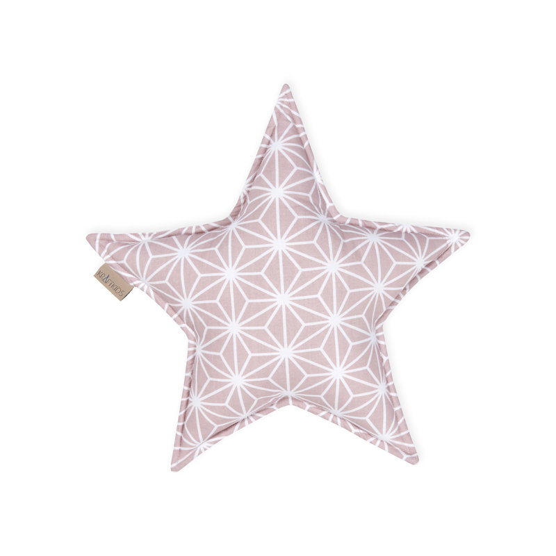 Weiße Diamante Geometric Novelty Cushion, Cameo pink