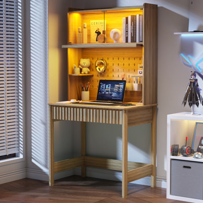 Computer Desk with Power Outlet