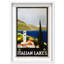 Affiche italienne italienne des Lacs bleus, reproduction encadrée par Joss & Main-66777378-66777381