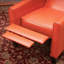 Fauteuil inclinable à dossier inclinable orange