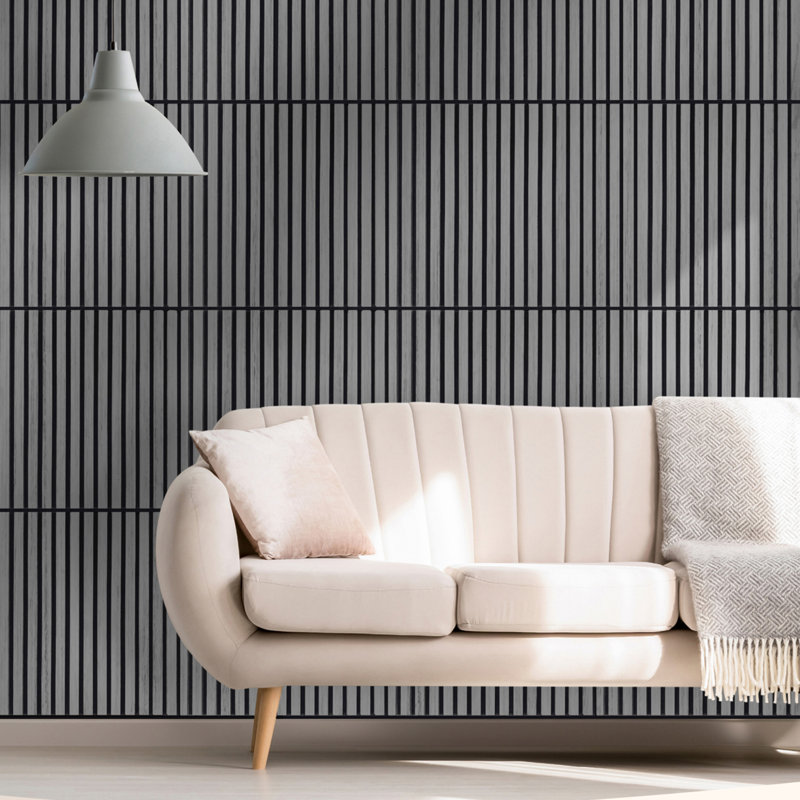 60 cm x 60 cm Acoustic Wall Paneling (4-pack), Ash Grey