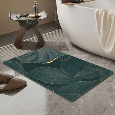 Tapis pour salle de bain Teal
