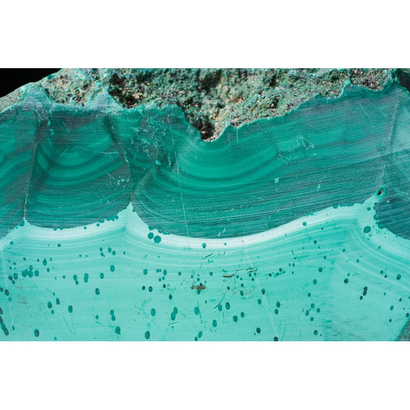 Rocks And Minerals - Malachite - Wrapped Canvas Print, 51cm H x 76cm W x 3.8cm D