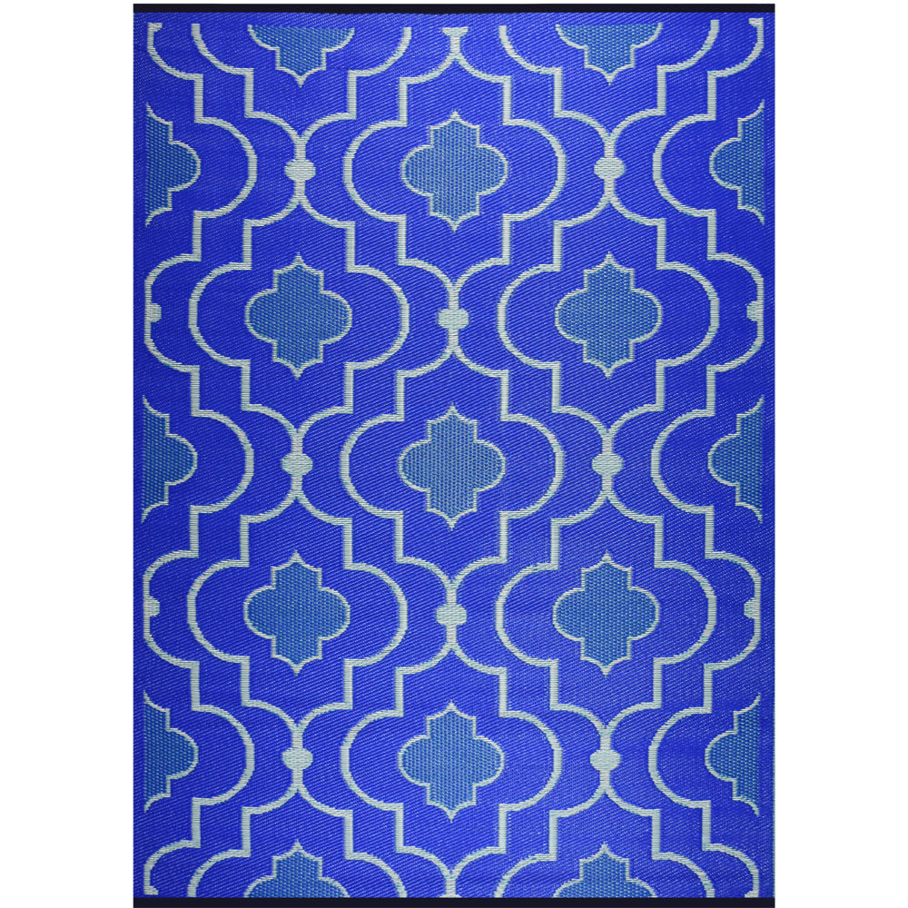 Barboza Geometric Hand Woven 150cm X 210cm Indoor / Outdoor Area Rug