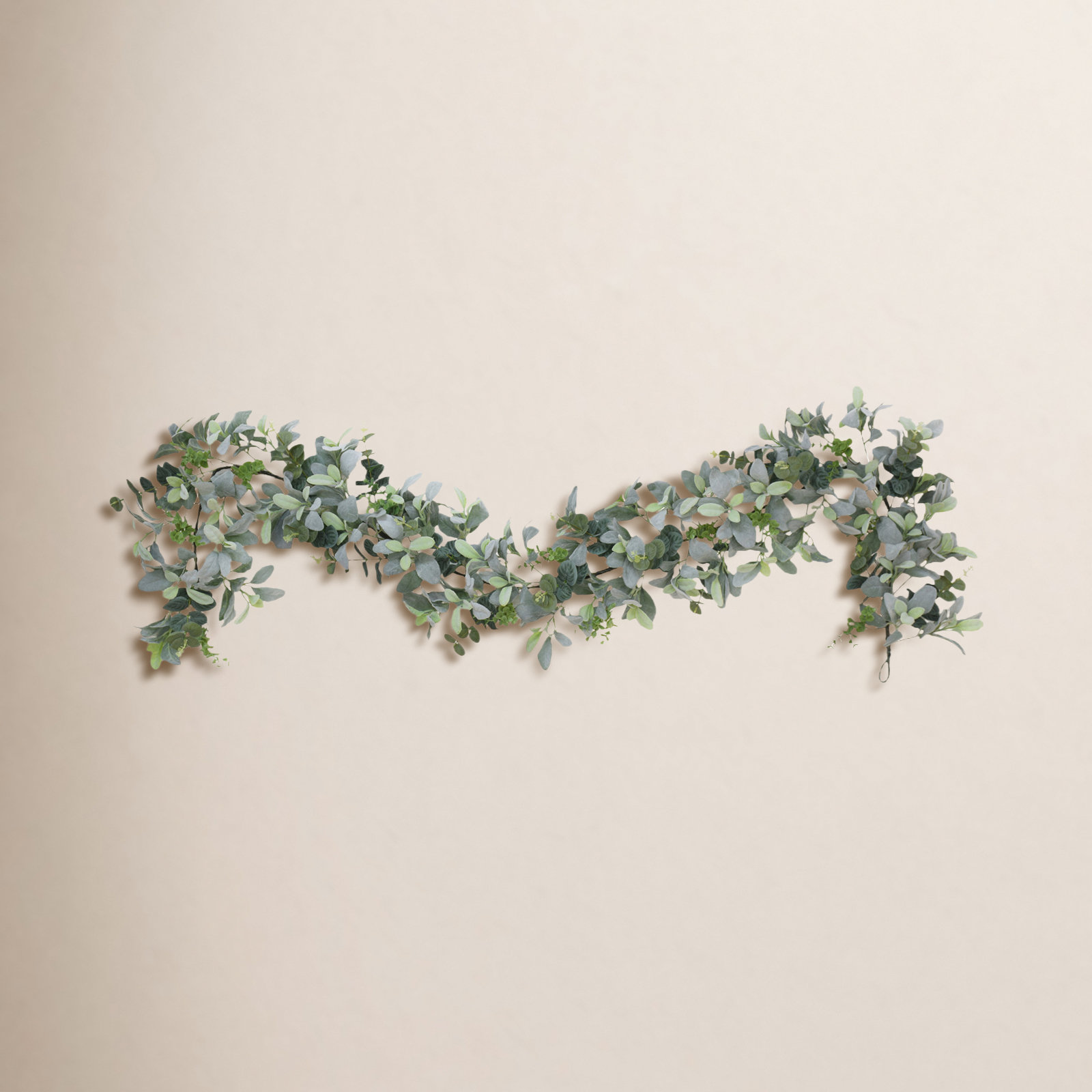 72'' in. Faux Lambs Ear Garland