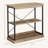 Modern Style Bookshelf with Metal Frame