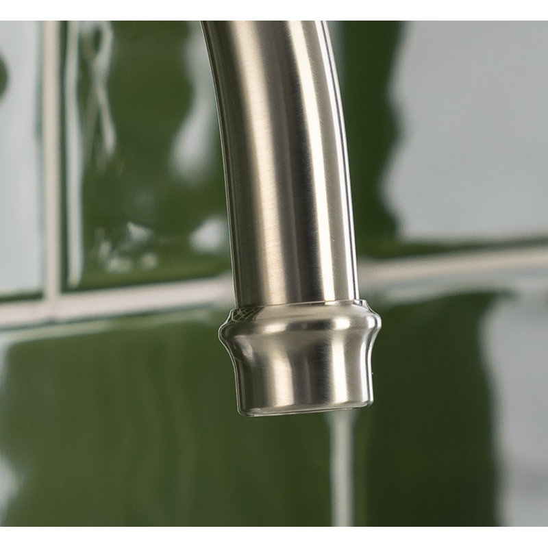 Abode Designs Gatsby Kitchen Faucet, Brushed Nickel