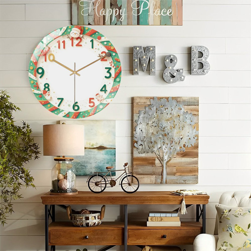 Horloge murale 12 po
