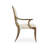 Hamilton 19.5'' H Fabric Upholstered Acacia Armchair