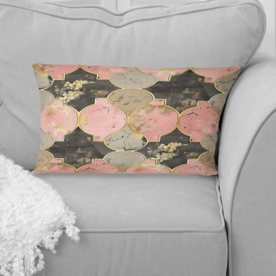 Quatrefoil Glam III - Glam Lumbar Pillow