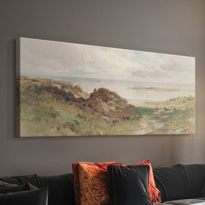 Série paysage - DC XXIV - Toile tendue avec châssis - Prêt à accrocher