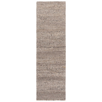 Earthly Hand Tufted Wool Solid Color Indoor Rug