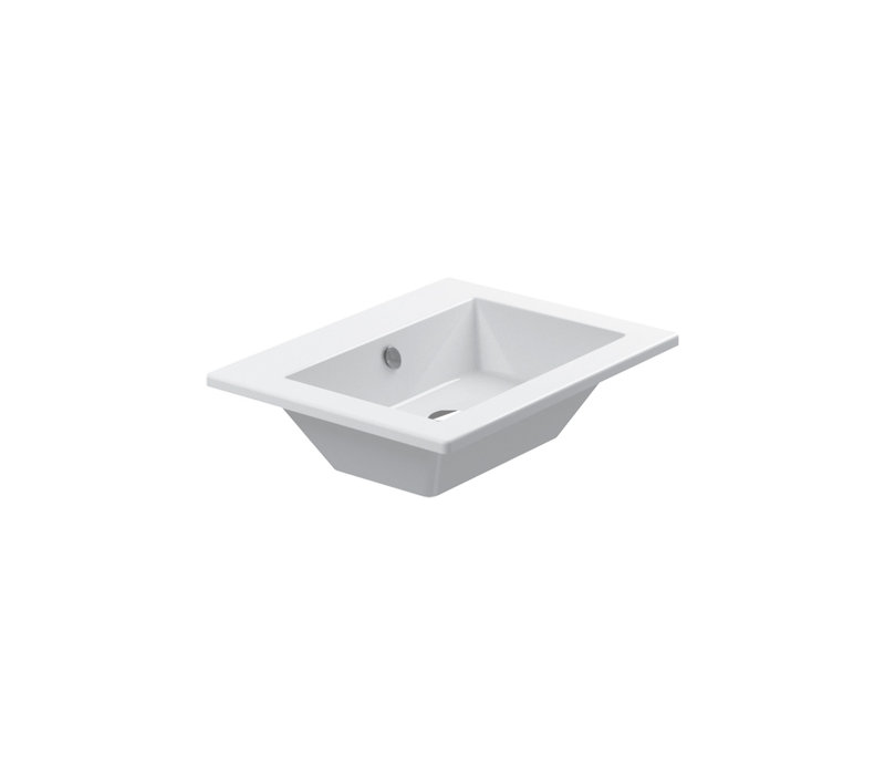 Lavabo de salle de bain rectangulaire Star, Simple