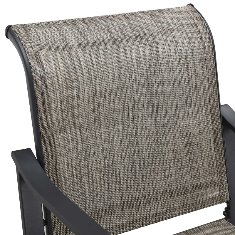Fredkin 4 - Person Patio Dining Set with Square Table , Cushions Included, Gray