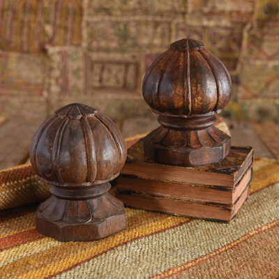 Bois de mangue à bouchon de tapis en bois Salerna