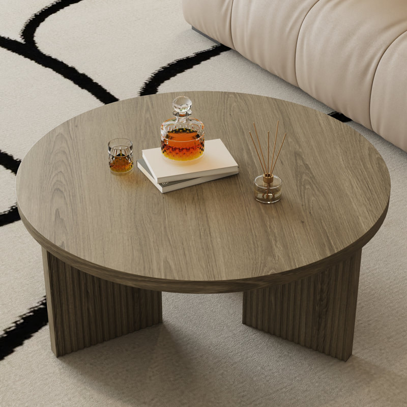 Table basse et table de bout, Gris