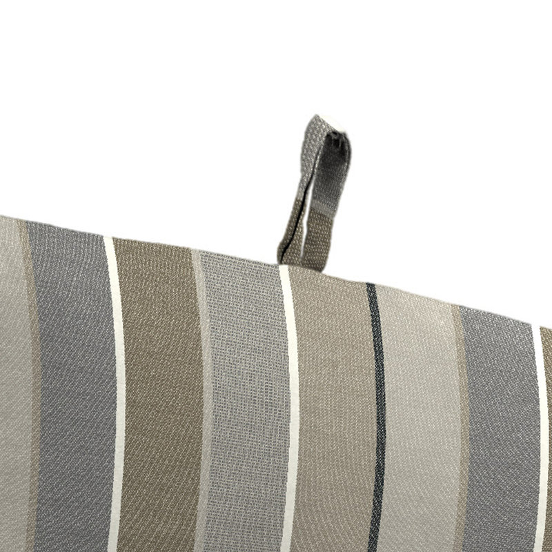 Coussin de chaise d'extérieur 22 "x 44" avec attaches et boucle, Milano Milano