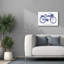«Bike 2» par Erin Clark, art mural sur toile-1558579456