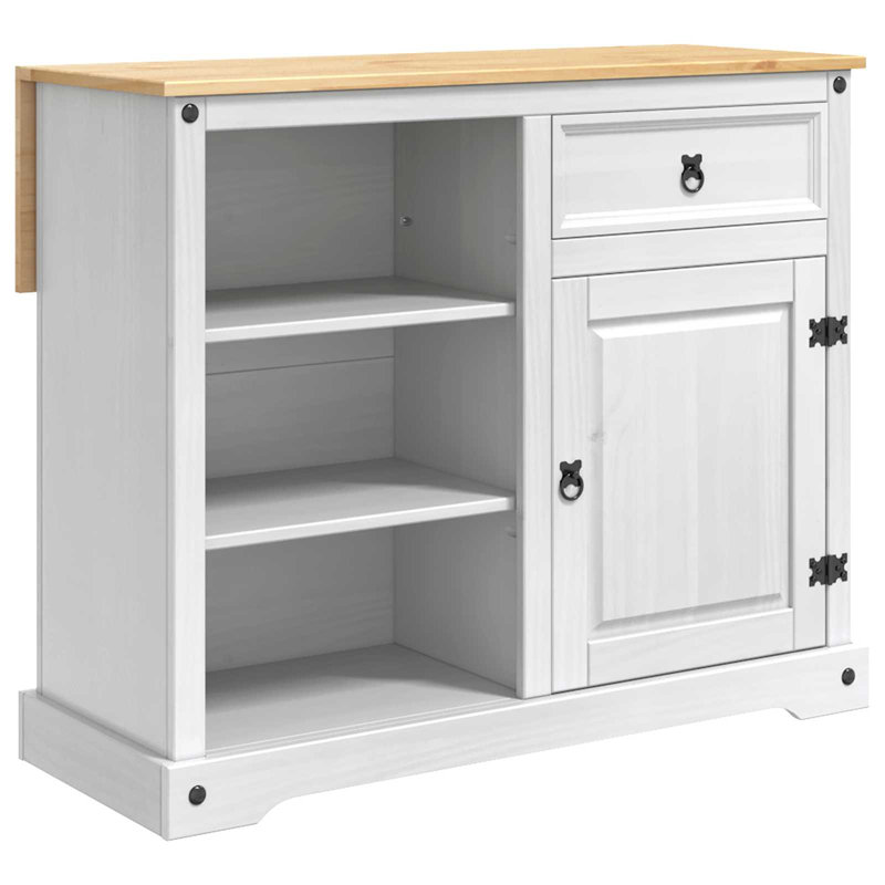 Solid Wood Kitchen Island Set, null
