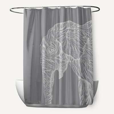 Menara Floral Shower Curtain