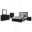 Ensemble de chambre avec très grand lit noir 5 pièces Eastern-338468656-338468655