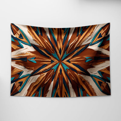 Southwestern Patterns Arrowhead Geometry 200 Wall Tapestry