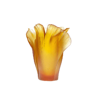 Ginkgo Handmade Crystal Table Vase