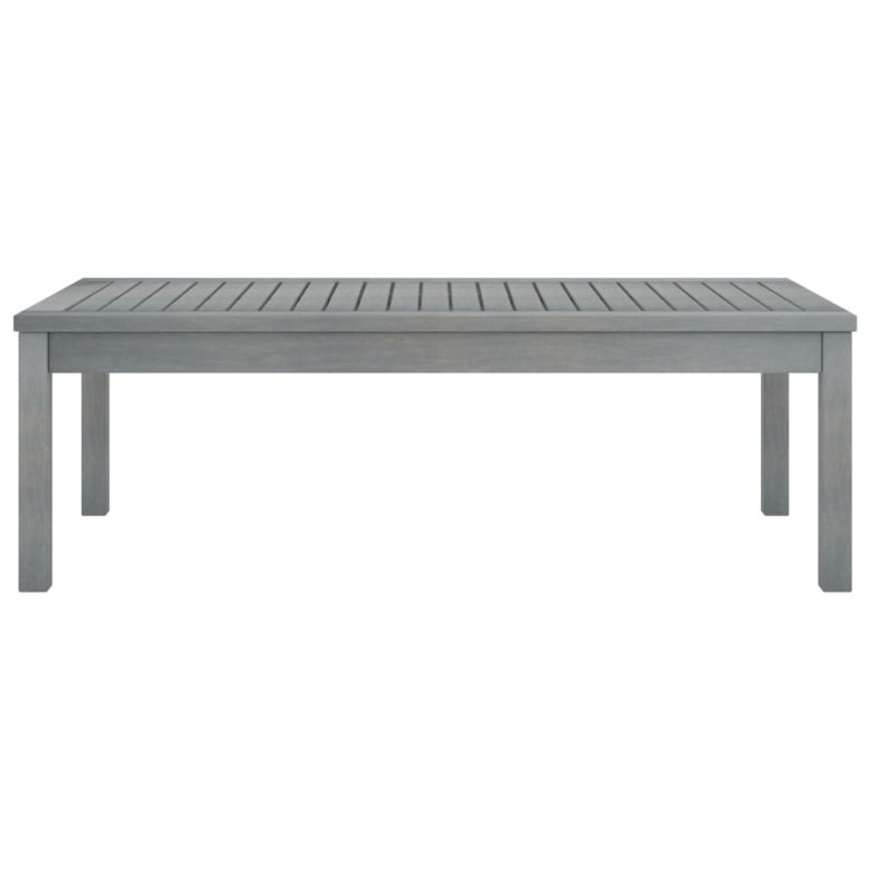 Table basse simple avec rangement Holtville, H 13 po x L 39,4 po x l 19,7 po, Naturel