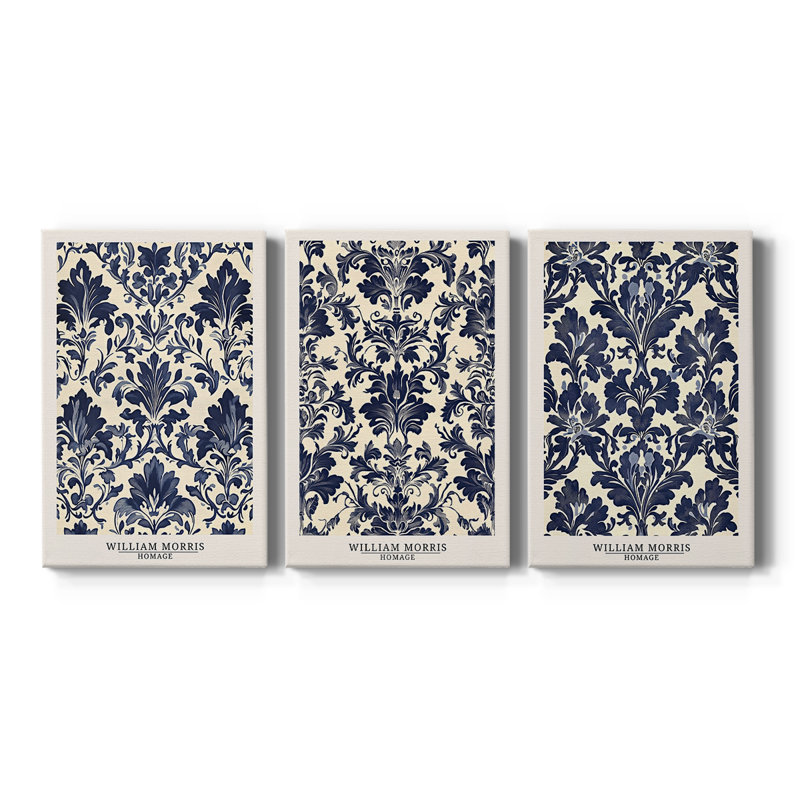 Série sur toile tendue sur mesure - 3 pièces, H 12 po x l 24 po