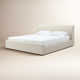 Linen Upholstered Platform Bed