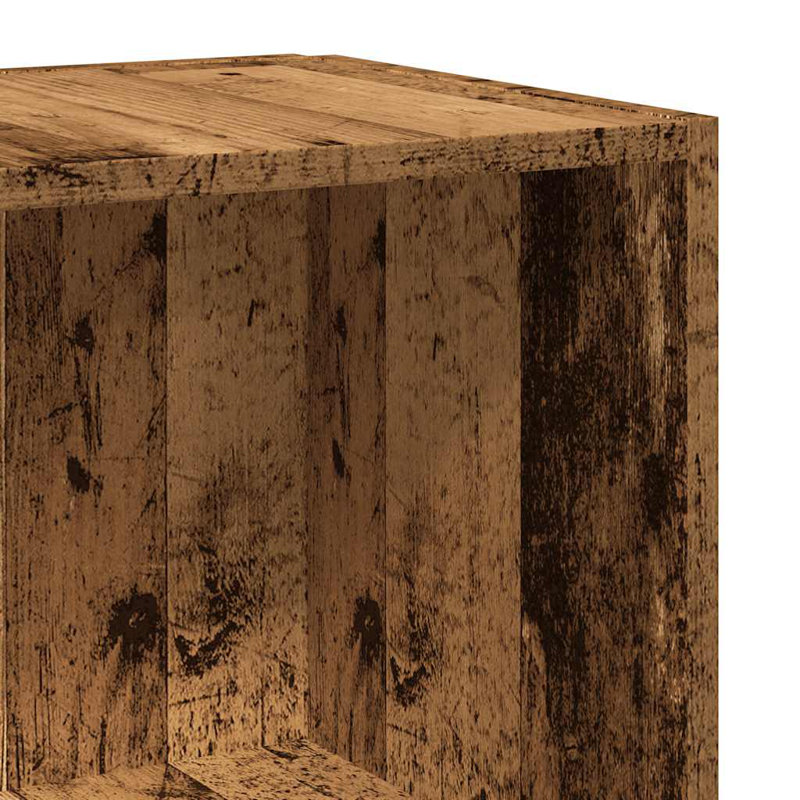 Amasya 33cm W Bookcase, Reclaimed Wood, (3 shelves) 132cm H x 33cm W x 33cm D
