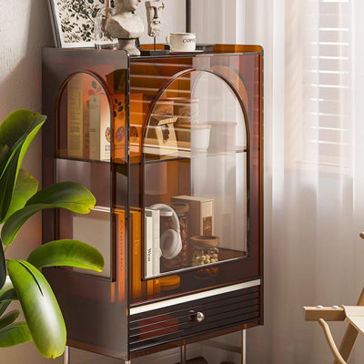 Modern simple acrylic living room accent cabinet