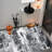 Modern Abstract Washable Rugs Indoor, Black Soft Low Pile Area Rug For Living Room, 4x6 Non Slip Decorative Rug for Bedroom, Performance Rug for Home Decor, Ideal For High Traffic Areas-754217697-759699484