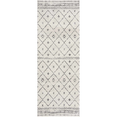 Mcgrane Geometric Machine Woven Polypropylene Area Rug in Beige